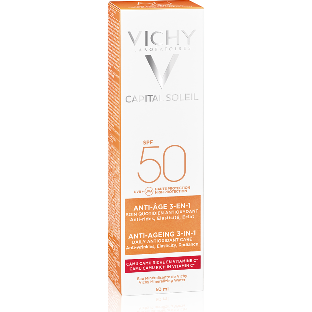 Крем солнцезащитный для лица «Vichy» Capital Ideal Soleil, SPF 50, 50 мл