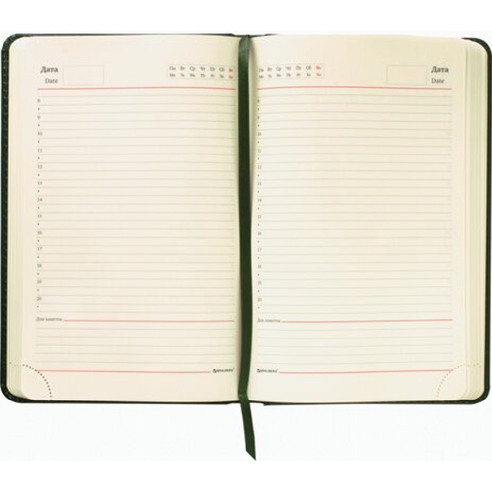 Ежедневник «Brauberg» Imperial, 111855, зеленый, А5, 160 л