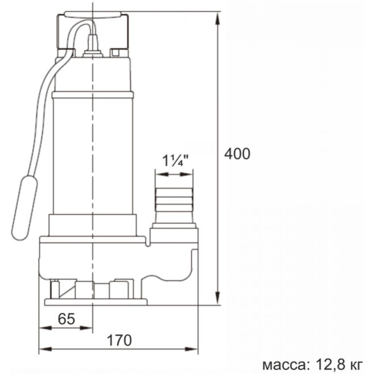 Погружной насос «A&P» Marvel 600 FC 150/8, AP02A04