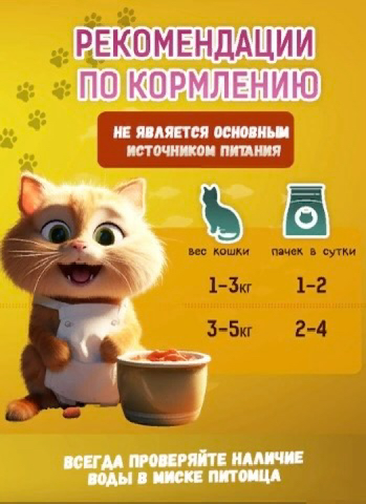 Корм для кошек влажный "Курица с креветкой", 1 шт