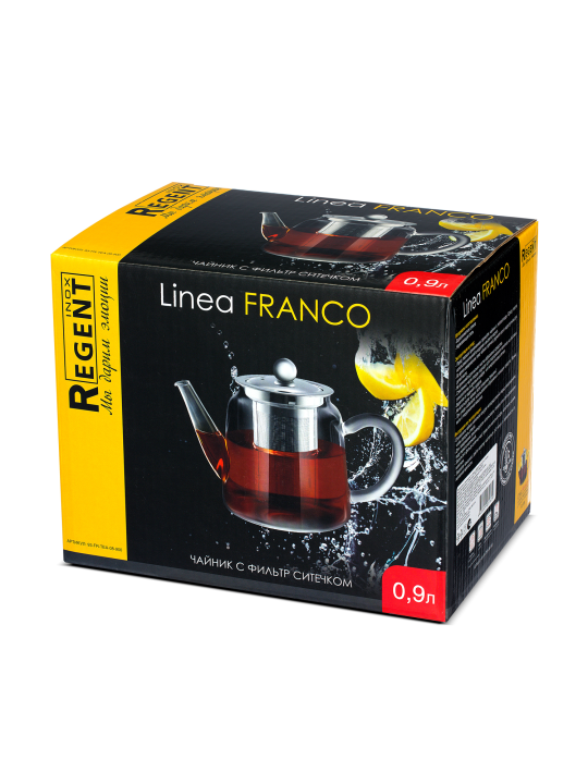 Чайник 0,9л с фильтр-ситечком Linea Franco