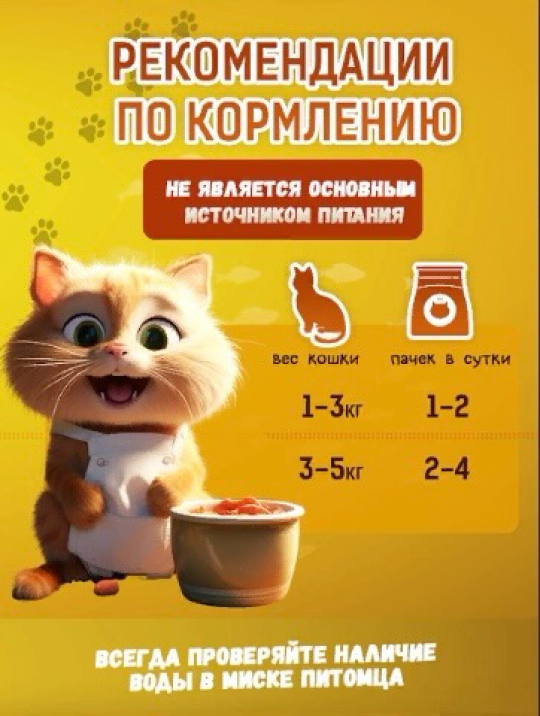 Корм для кошек влажный "Курица с лососем", 3 шт