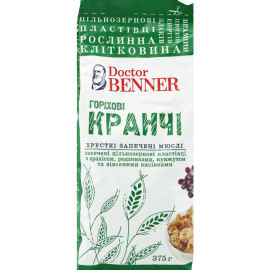 Мюсли «Dr.Benner» хрустящие запечённые ореховые, 375 г