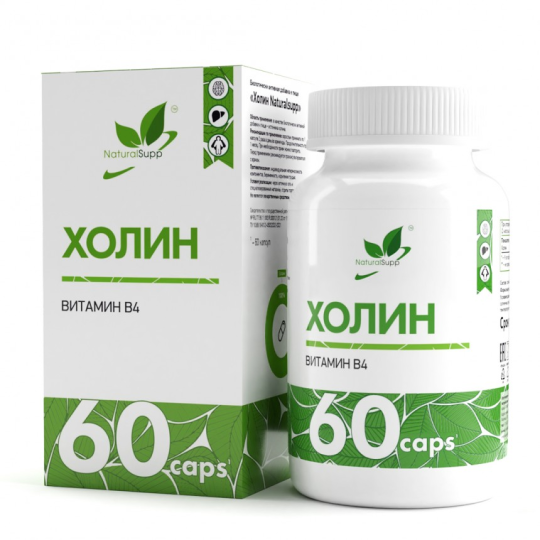 Холин NaturalSupp Choline (60 капс)