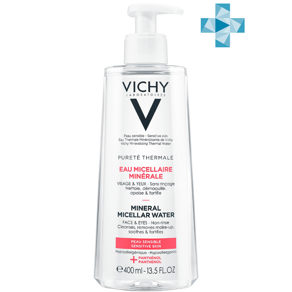 Мицеллярная вода «Vichy» Purete Thermale, чувствительная кожа, 400 мл