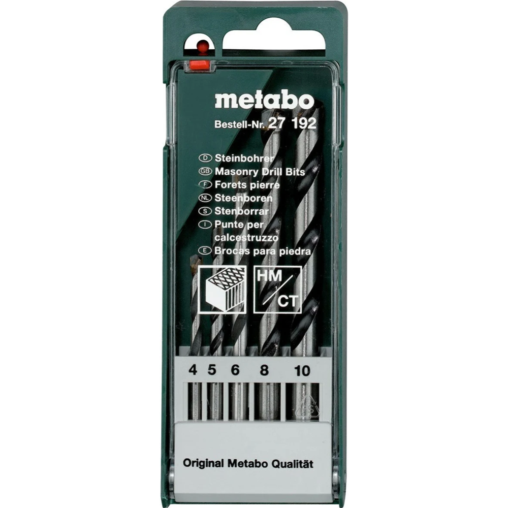 Набор сверл «Metabo» 627192000, 5 шт
