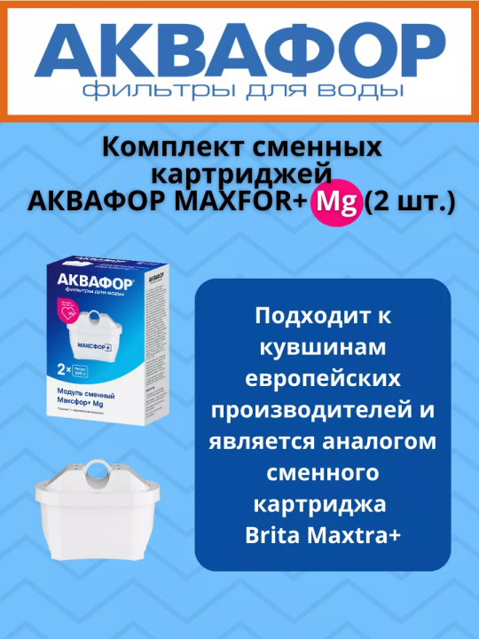 Сменный картридж Аквафор MAXFOR+ Mg