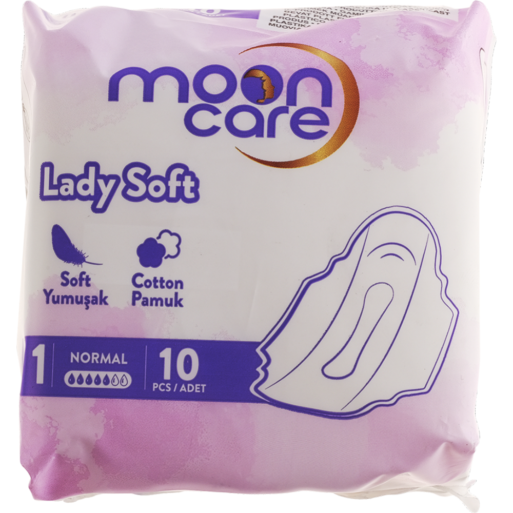 Прокладки женские гигиенические «Moon Care» Lady Soft, 10 шт