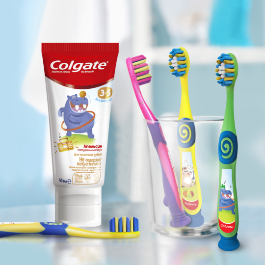 Щетка зубная детская «Colgate» супермягкая, розовая