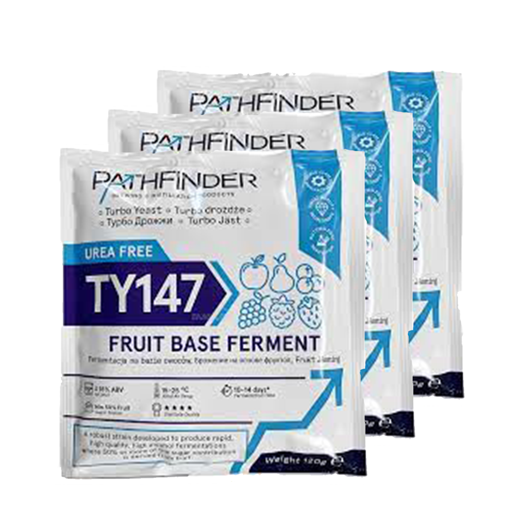 ДРОЖЖИ СПИРТОВЫЕ PATHFINDER TY147 "FRUIT BASE FERMENT", 120 Г (Упаковка 3шт)