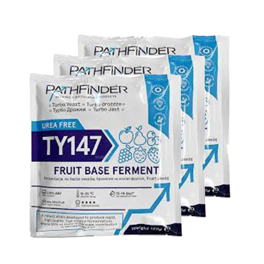 ДРОЖЖИ СПИРТОВЫЕ PATHFINDER TY147 "FRUIT BASE FERMENT", 120 Г (Упаковка 3шт)