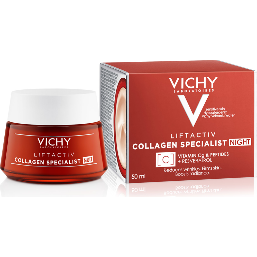 Крем для лица «Vichy» Liftactiv Collagen Specialist, ночной, 50 мл