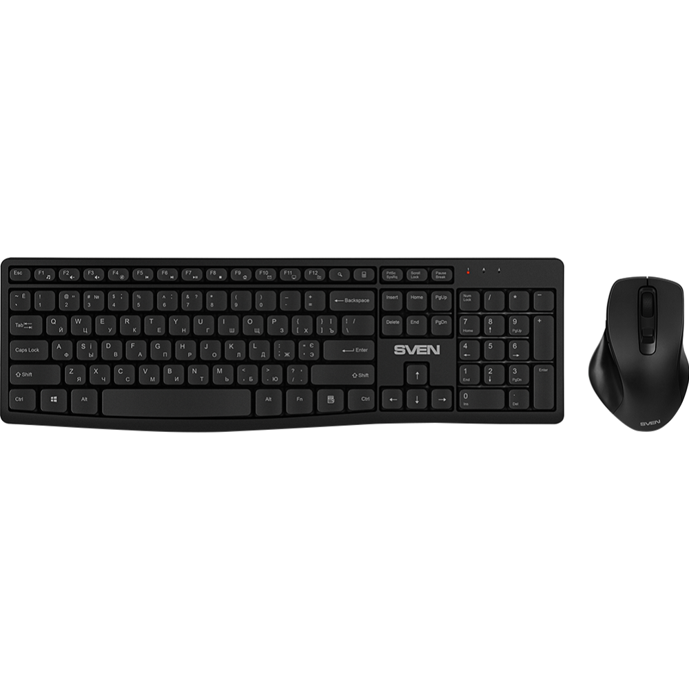 Клавиатура+мышь «Sven» SV-021108, black