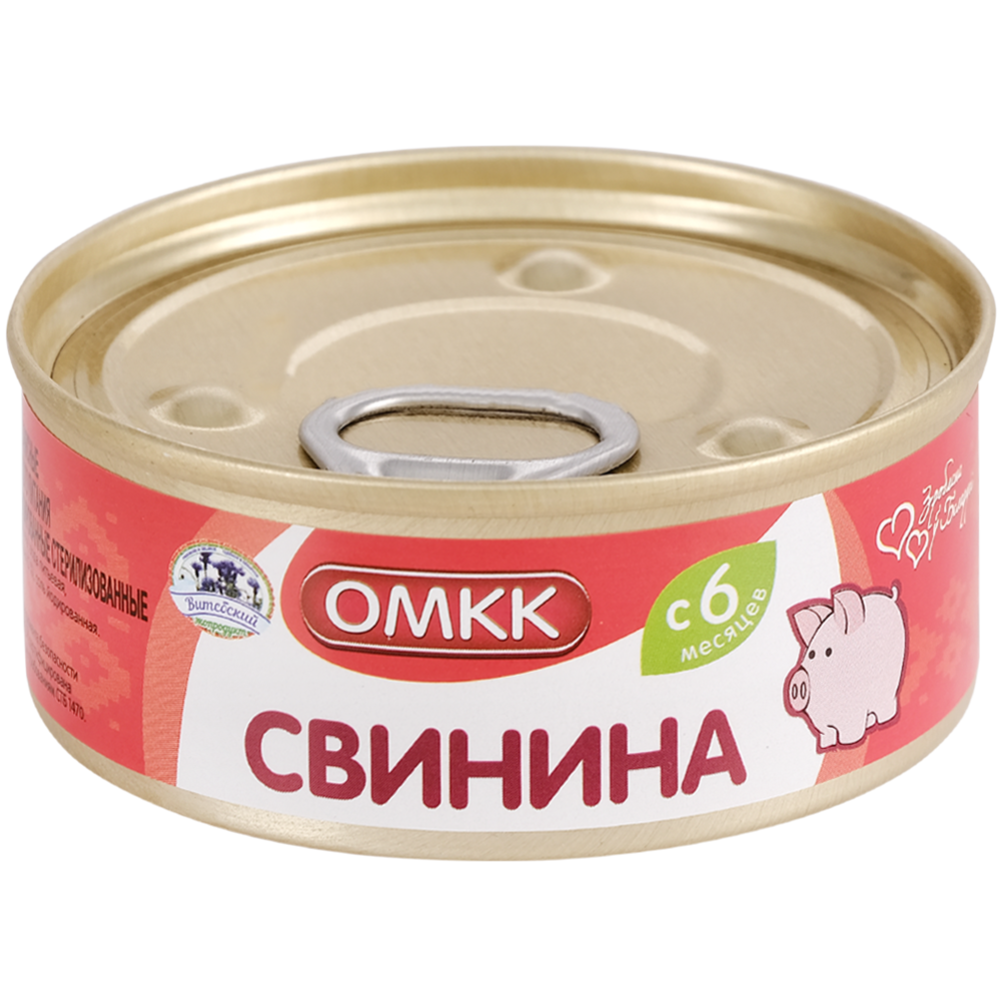 Консервы мясные «ОМКК» свинина, 100 г
