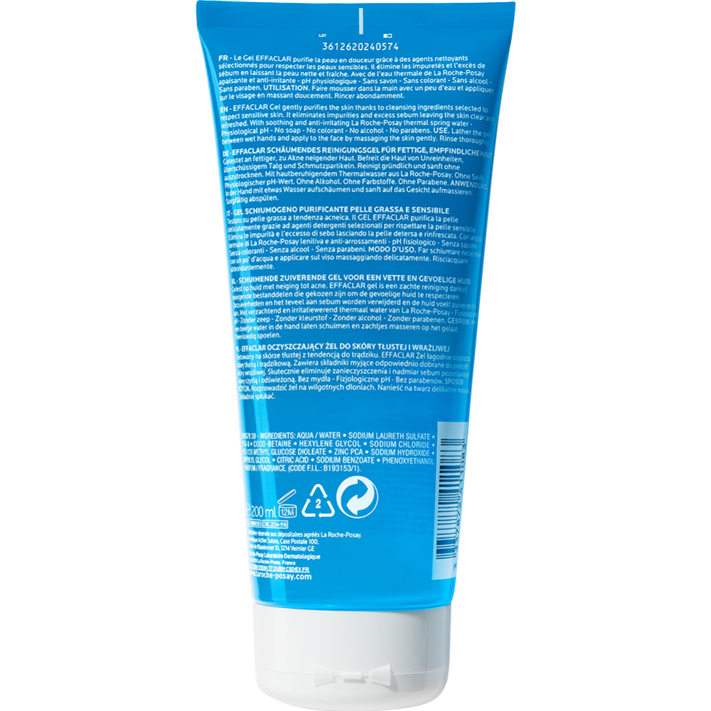 Гель для лица «La Roche-Posay» Effaclar, очищающий, 200 мл