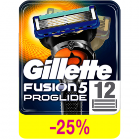 Смен­ные кас­се­ты для бритья «Gillette» Fusion ProGlide, 12 шт