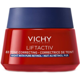 VICHY LIFTACTIV B3 Крем ночной для лица с ретинолом против пигментации и морщин, 50 мл