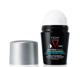 VICHY HOMME INVISIBLE Дезодорант-антиперспирант шариковый, 50 мл