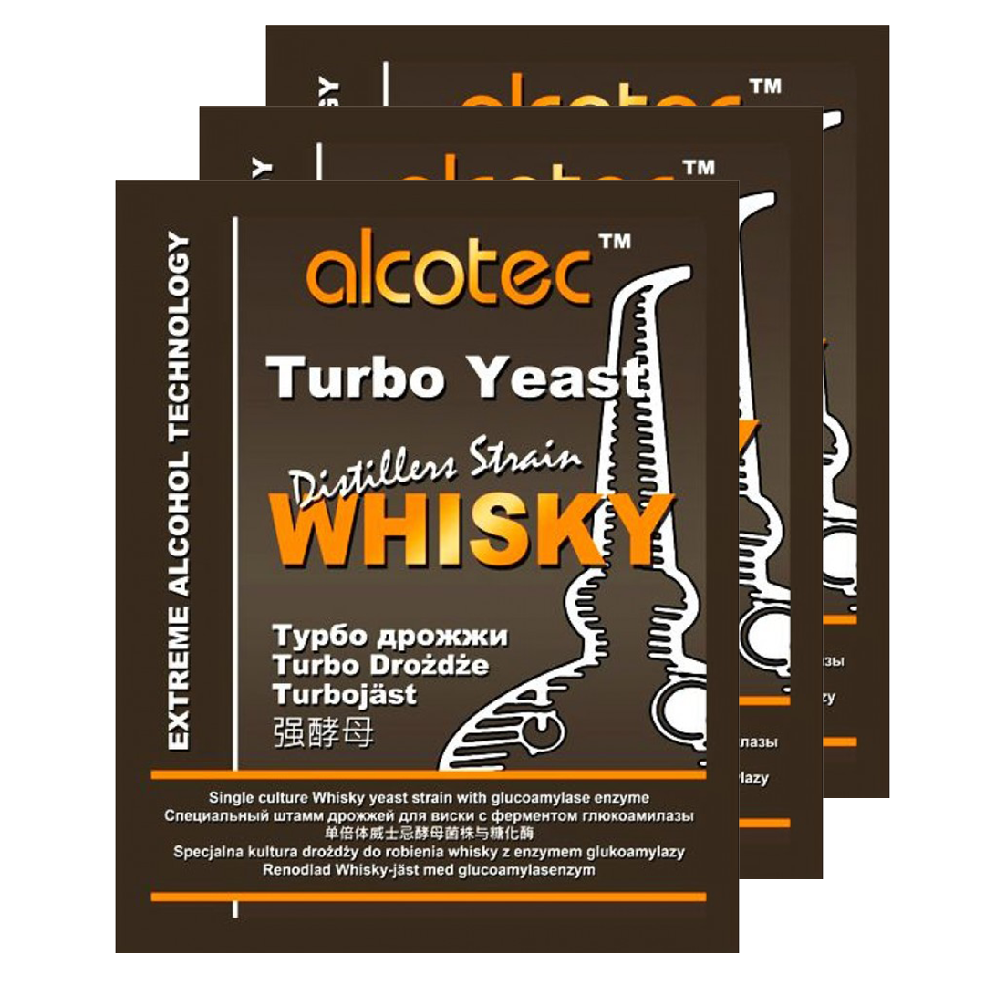 ДРОЖЖИ ALCOTEC WHISKY TURBO 73гр (Упаковка 3шт)