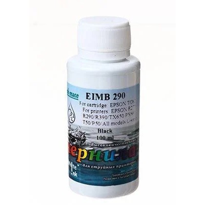 Чернила Ink-Mate White Ink EIMB-290 100 мл. (Epson TO82 СLARIA R270/R290/R390/TX650) черные