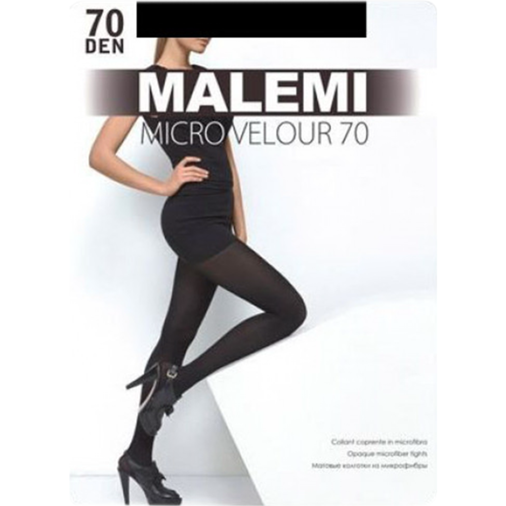 Картинка товара Колготки женские «Malemi» Micro Velour, 70 den, nero, размер 4