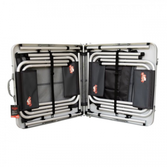 Туристический складной стол чемодан с органайзером Tramp 4 стула (120x60x55/70), арт. TRF-067