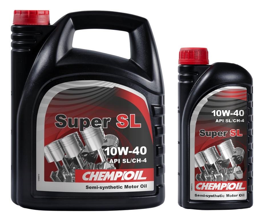 Моторное масло Chempioil Super SL 10W-40 6л (комплект 5л + 1л)