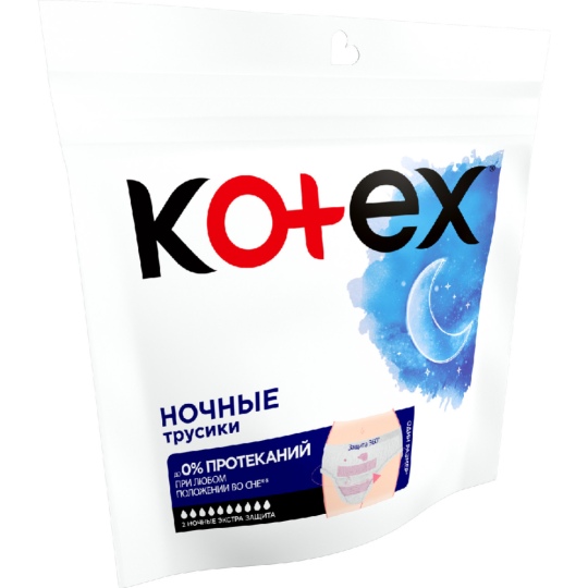 Трусики впитывающие для взрослых «Kotex» Экстра Защита, 2 шт