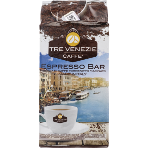 Кофемолотый«TreVenezieCaffe»EspressoBar,250г