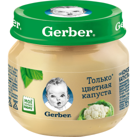 Пюре овощное «Gerber» цветная капуста, 80 г