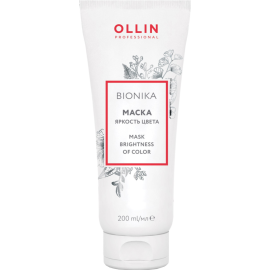 Маска для волос «Ollin Professional» BioNika, Яркость цвета, 200 мл