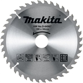 Пильный диск «Makita» D-64967, 190х30 мм