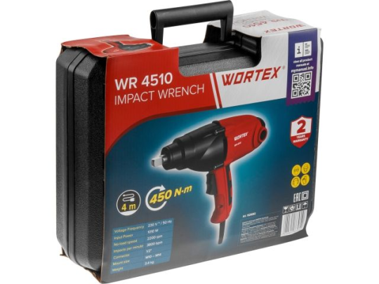 Гайковерт электрический WORTEX WR 4510 Артикул: 1325582