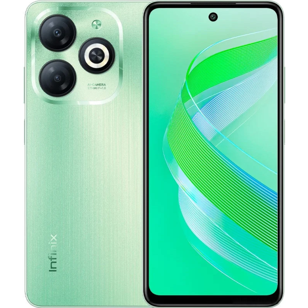 Картинка товара Смартфон «Infinix» Smart 8 3/64GB, X6525/3-64, crystal green