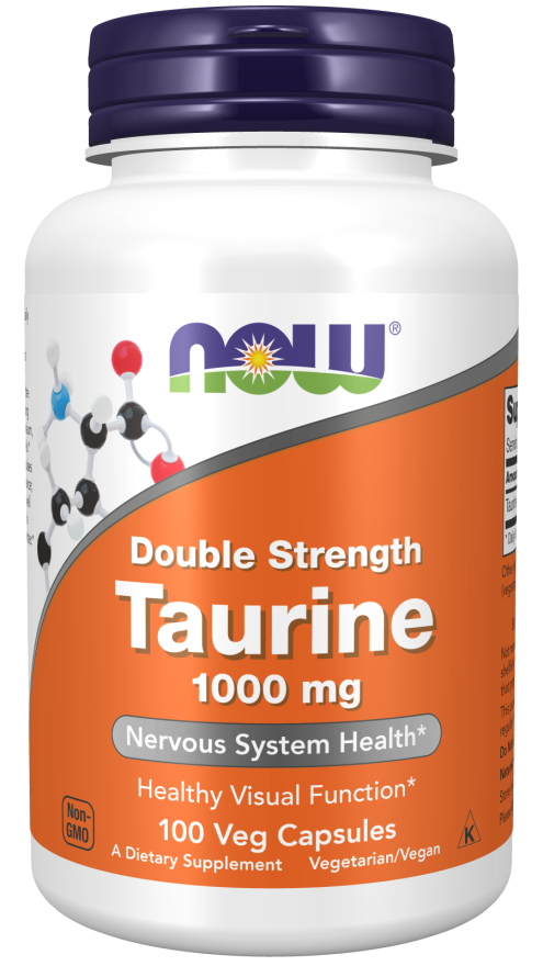 Таурин Now Foods Taurine, 1000 мг, 100 капс.