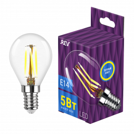 Лампа сд FILAMENT шарик G45 E14 5W 32357 0