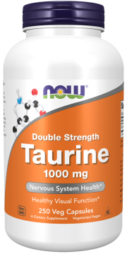 Таурин Now Foods Taurine, 1000 мг, 250 капс.