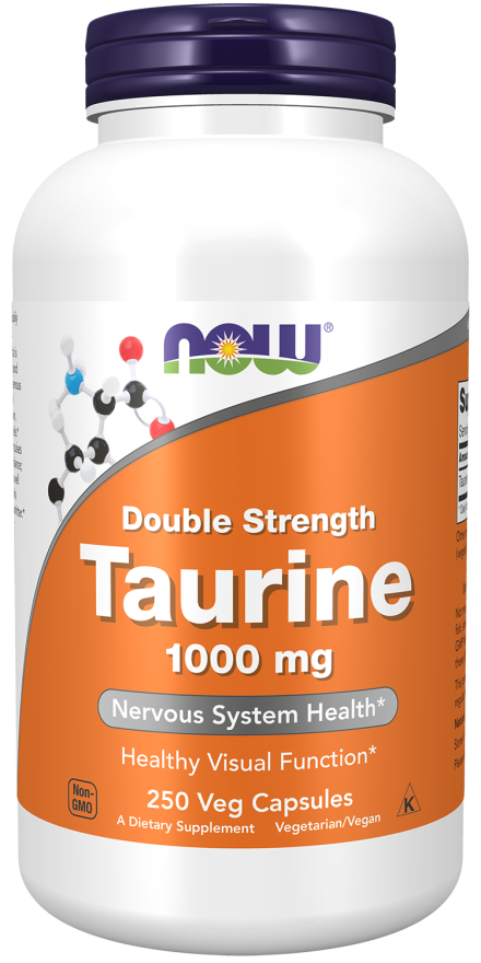 Таурин Now Foods Taurine, 1000 мг, 250 капс.