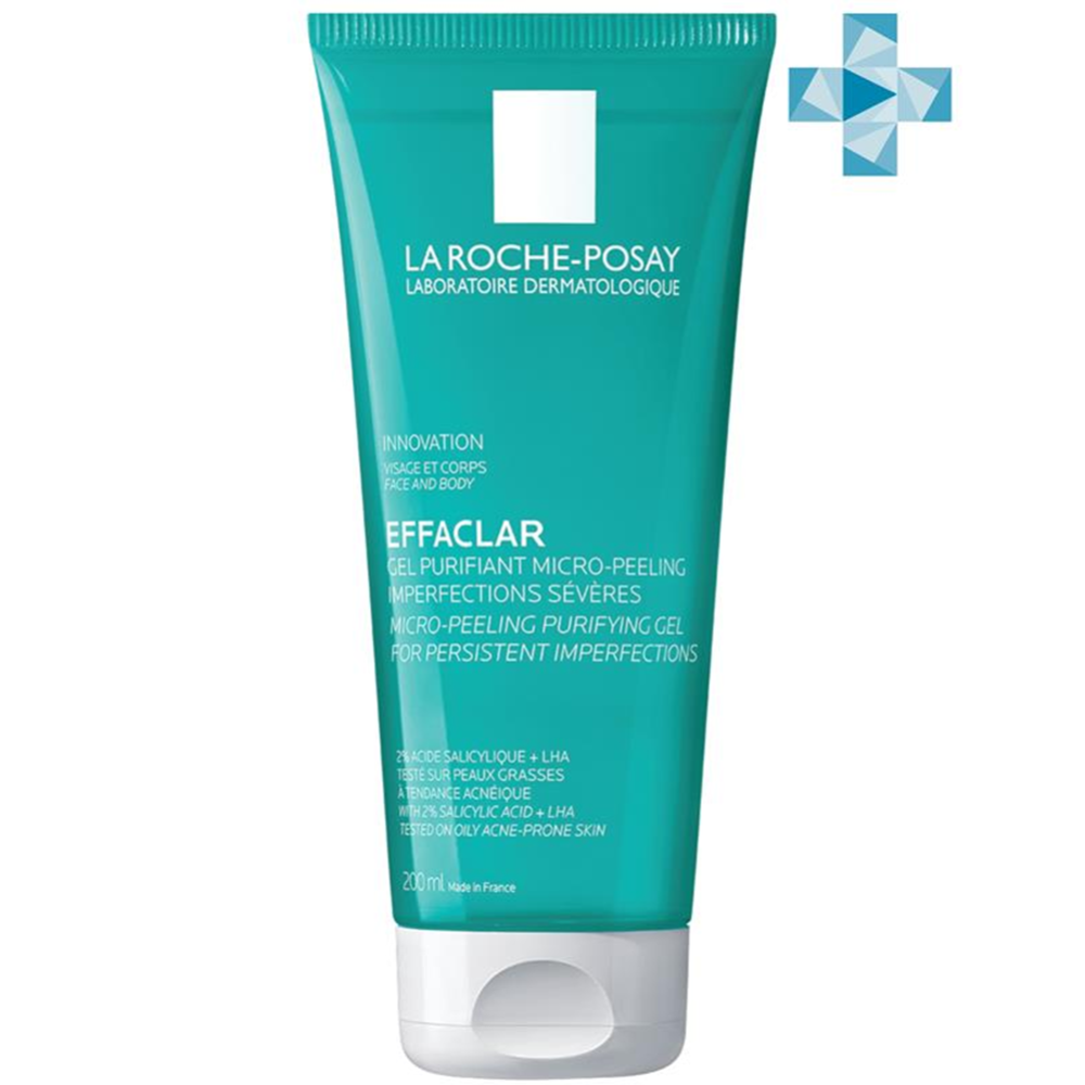 Гель для лица и тела «La Roche-Posay» Effaclar, очищающий, 200 мл