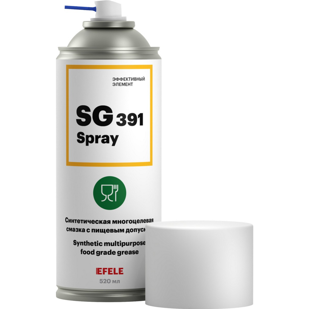 Смазка синтетическая «Efele» SG-391 Spray, 10208, 520 мл