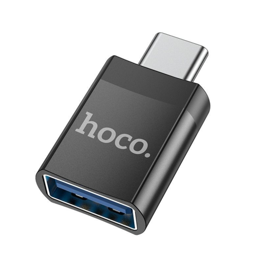 Переходник USB 3.0 Hoco UA17 Type-C на USB (папа-мама)