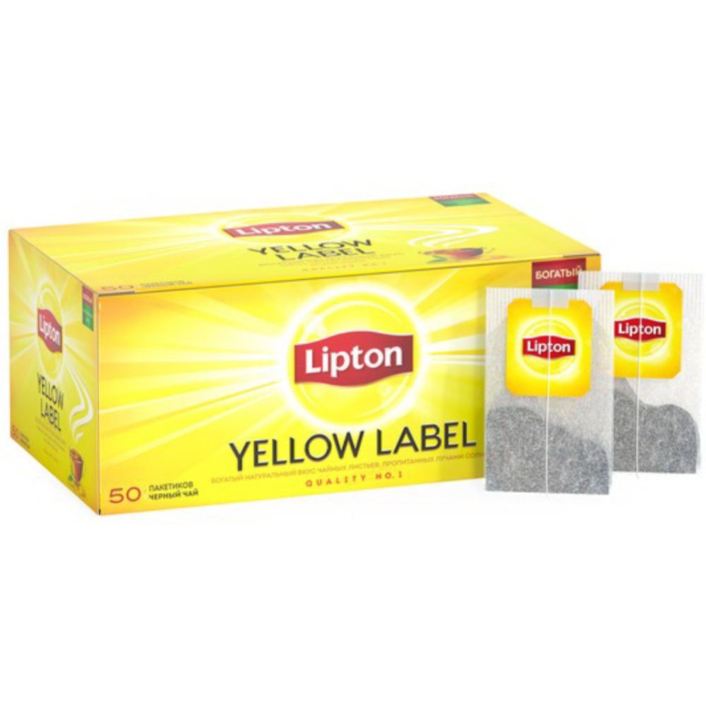 Чай черный «Lipton» Yellow Label, 50х2 г #0