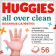 Салфетки влажные «Huggies» All Over Clean, 56 шт