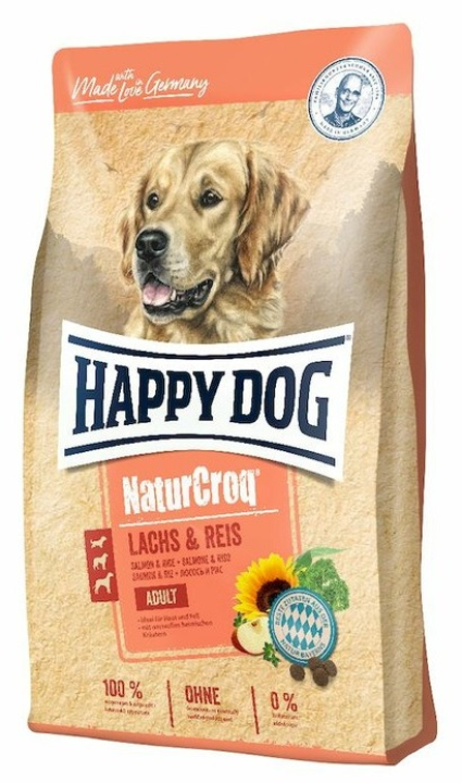 Сухой корм для собак Happy Dog NaturCroq с лососем, 11 кг