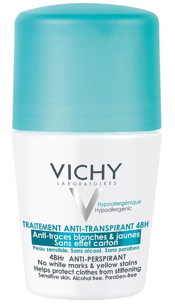 VICHY DEODORANTS Дезодорант-антиперспирант (шариковый) 48 часов 50мл