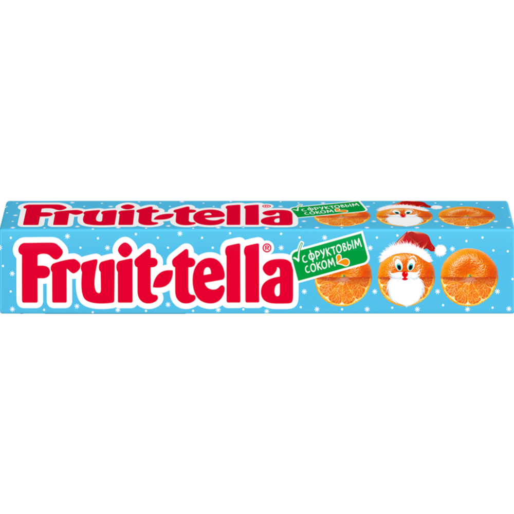 Конфеты жевательные «Fruittella» со вкусом мандарина, 41 г #0