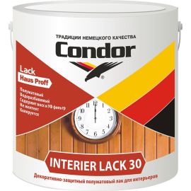 Лак «Condor» Interier Lack 30, 2.3 кг