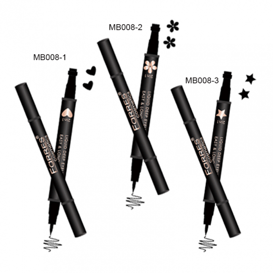 Подводка Маркер + штампик звезда "Eyeliner&Stamp" MB008-3