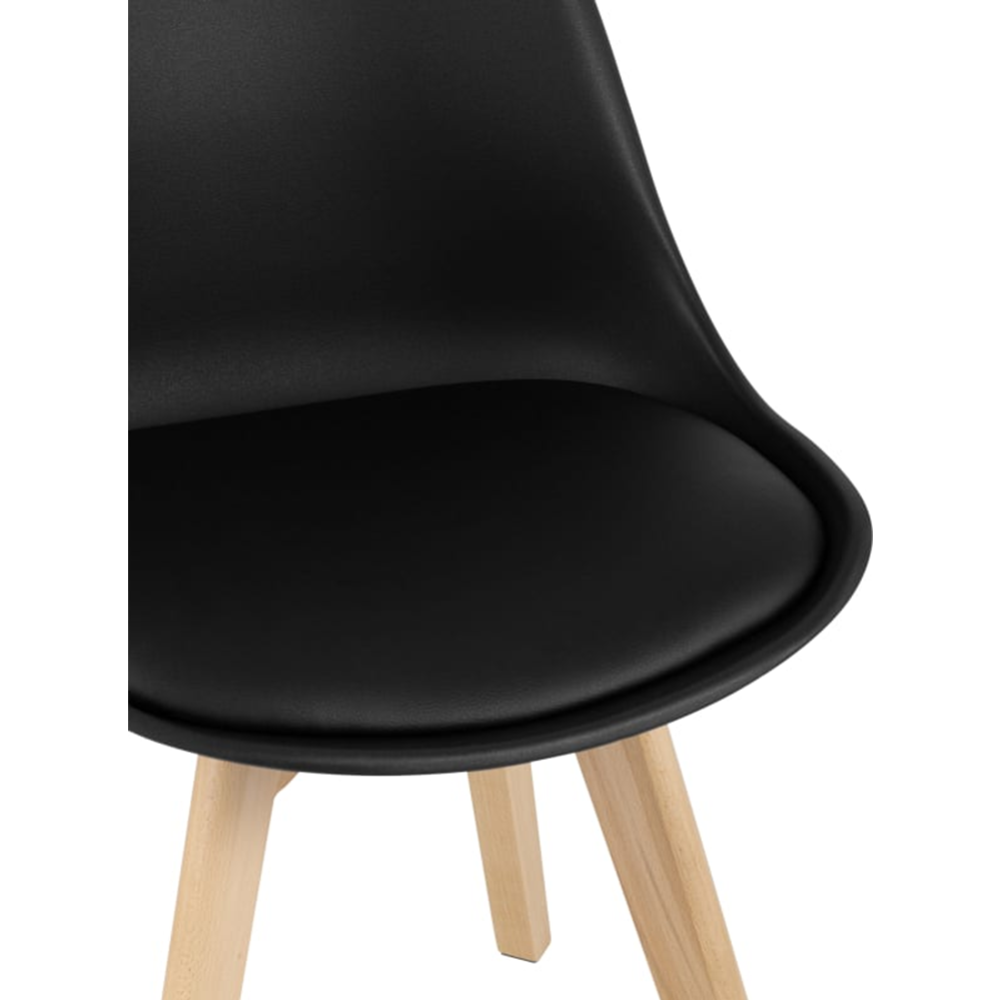 Стул «Stool Group» Frankfurt New, Y863, черный, деревянные ножки