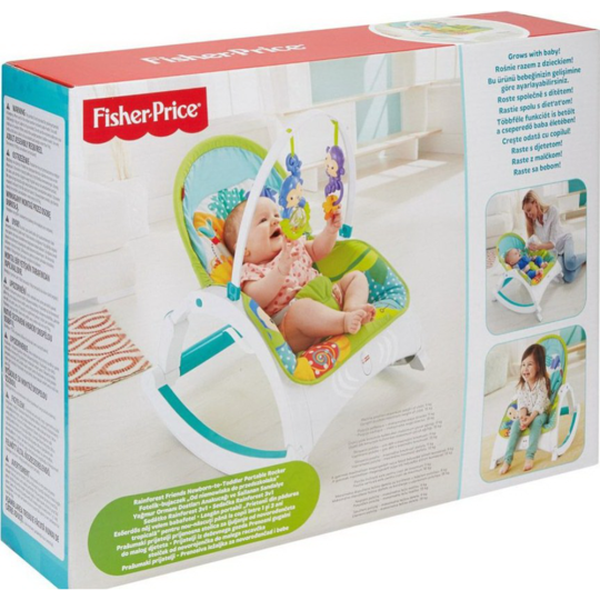 Шезлонг «Fisher-Price» Друзья тропического леса, CMR10